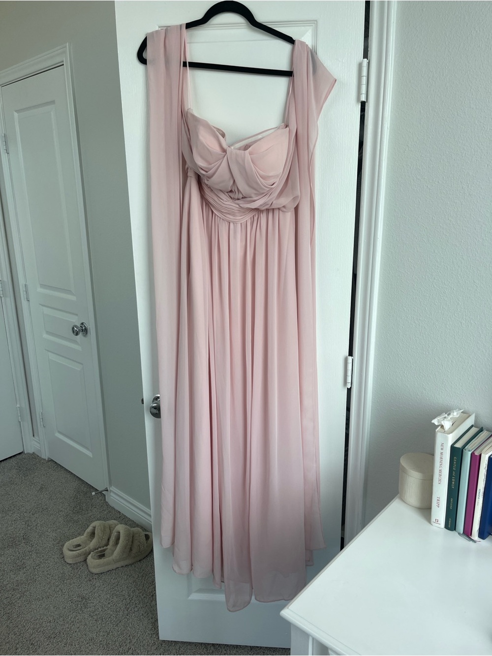 Birdy Grey Elegant Blush Pink Chiffon Evening / Bridesmaid Dress